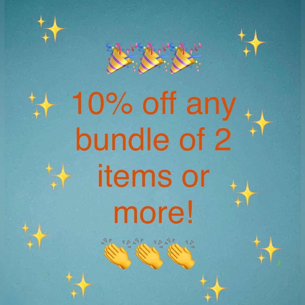 10% off any bundles!